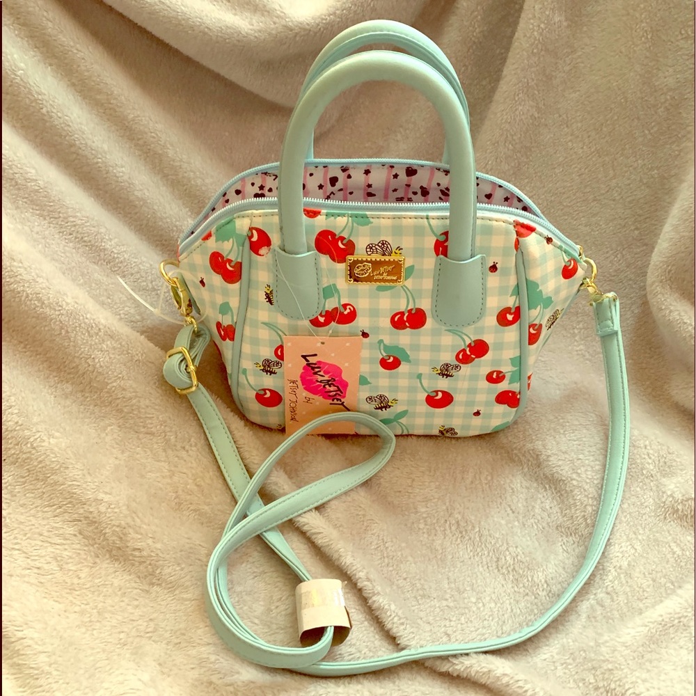Luv Betsey Cherries LBQUIN mini satchel
